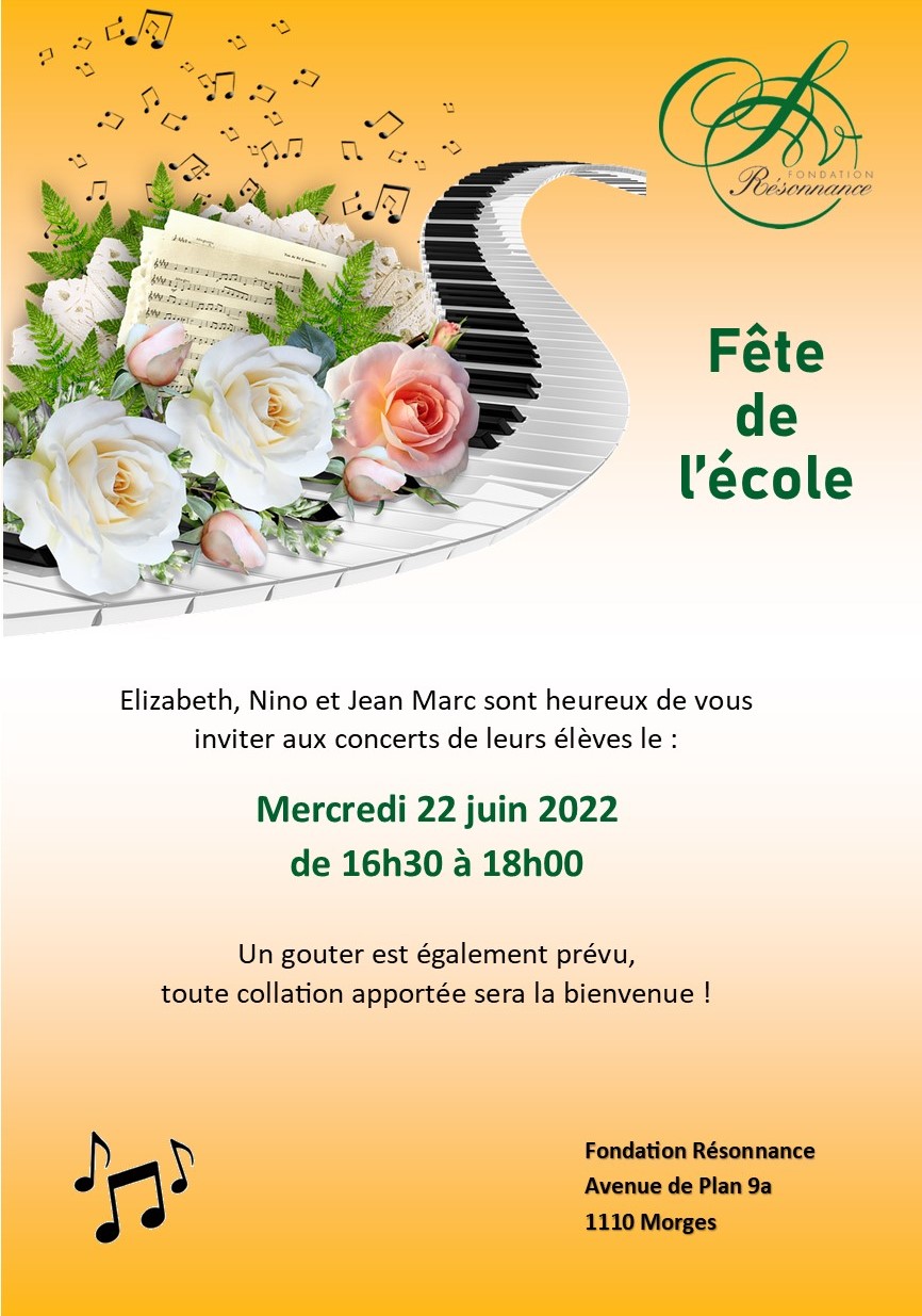 Fête de l'école