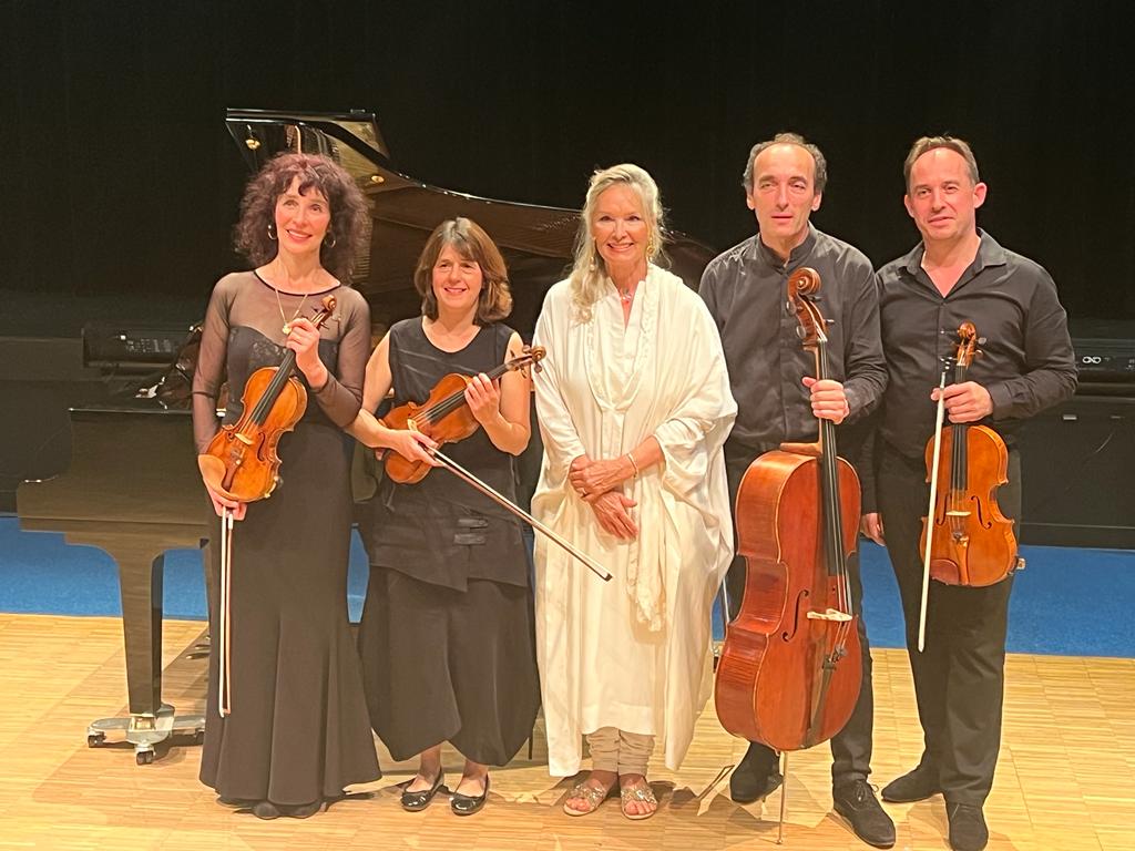 Concert avec Elizabeth Sombart et le quatuor Résonnance