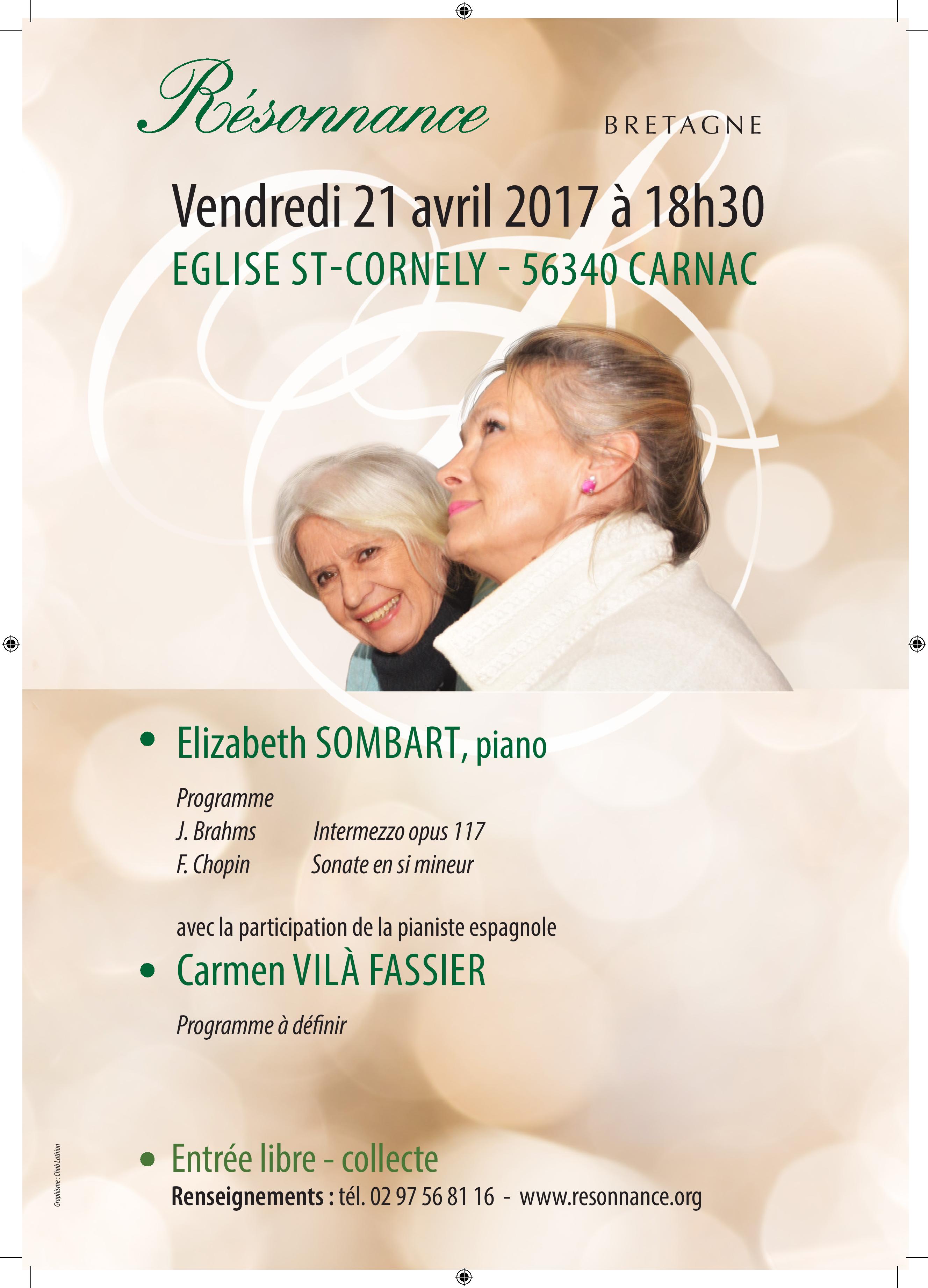 Concert d’Elizabeth Sombart et Carmen Vilà Fassier