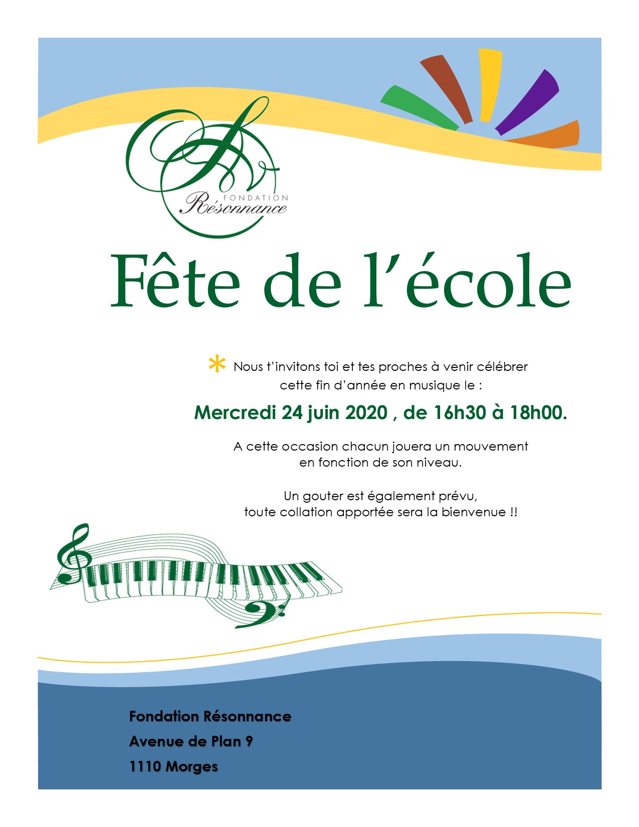 Fête de l'école