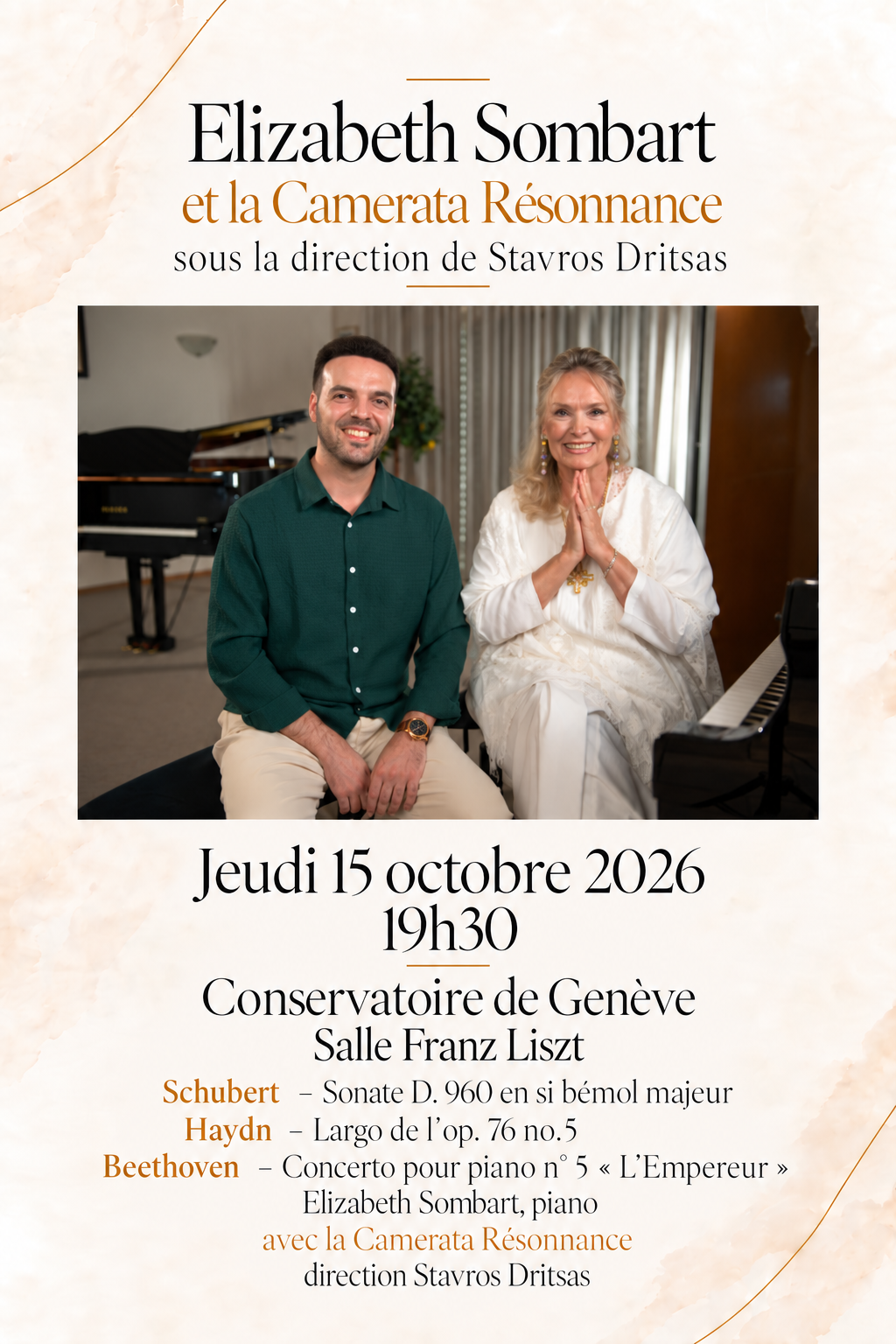 Récital Genève avec la Camerata Résonnance