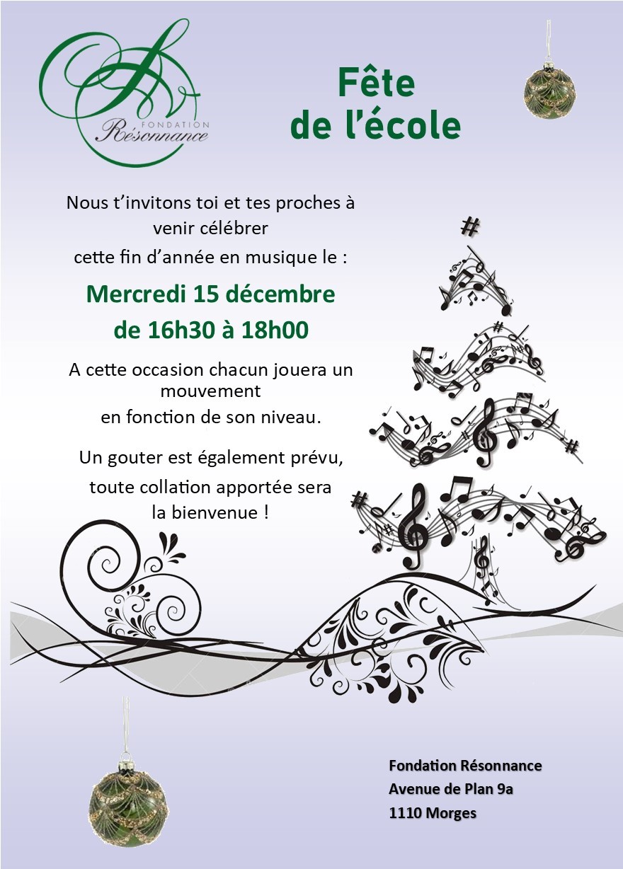 Fête de l'école Résonnance