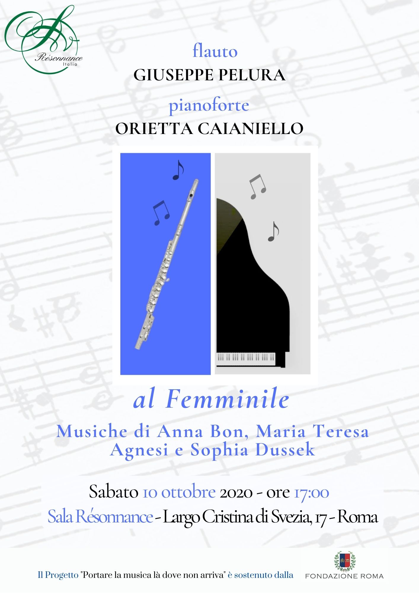 "al Femminile". Concerto di Orietta Caianiello e Giuseppe Pelura