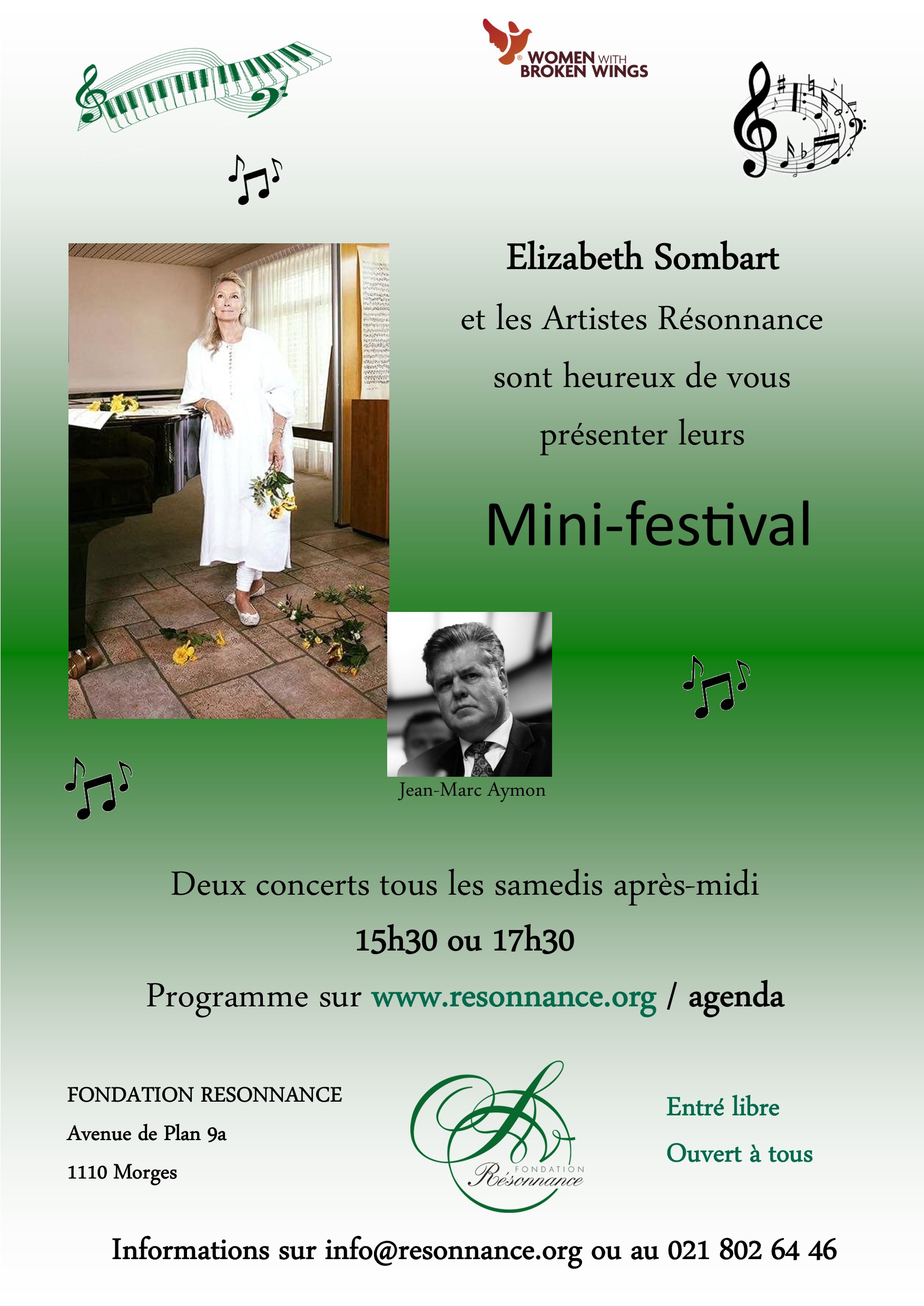 Mini-festival Résonnance avec Elizabeth Sombart