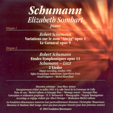 Robert Schumann: 2 CDs