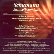 Robert Schumann: 2 CDs