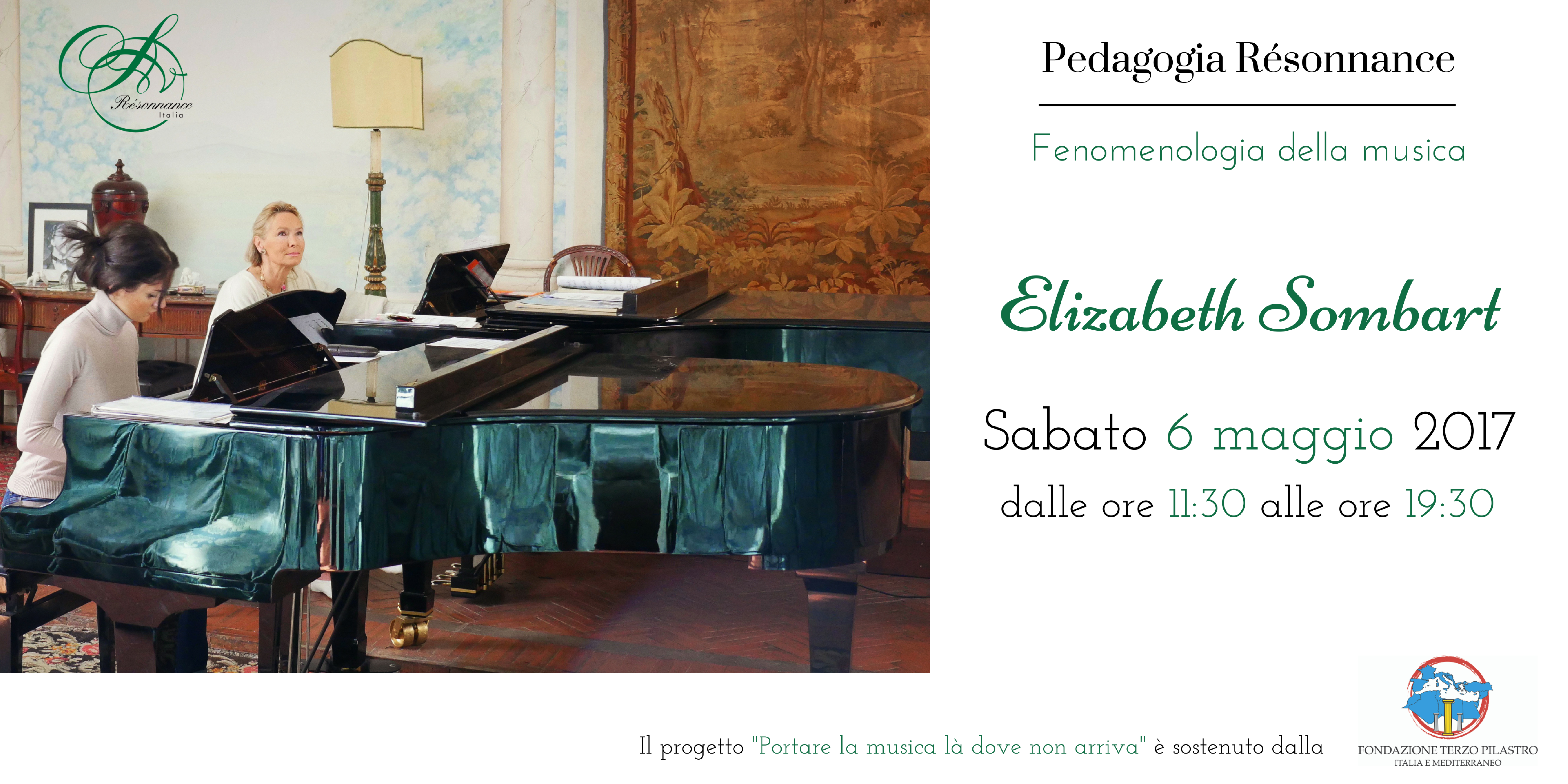 Masterclass di pianoforte con Elizabeth Sombart