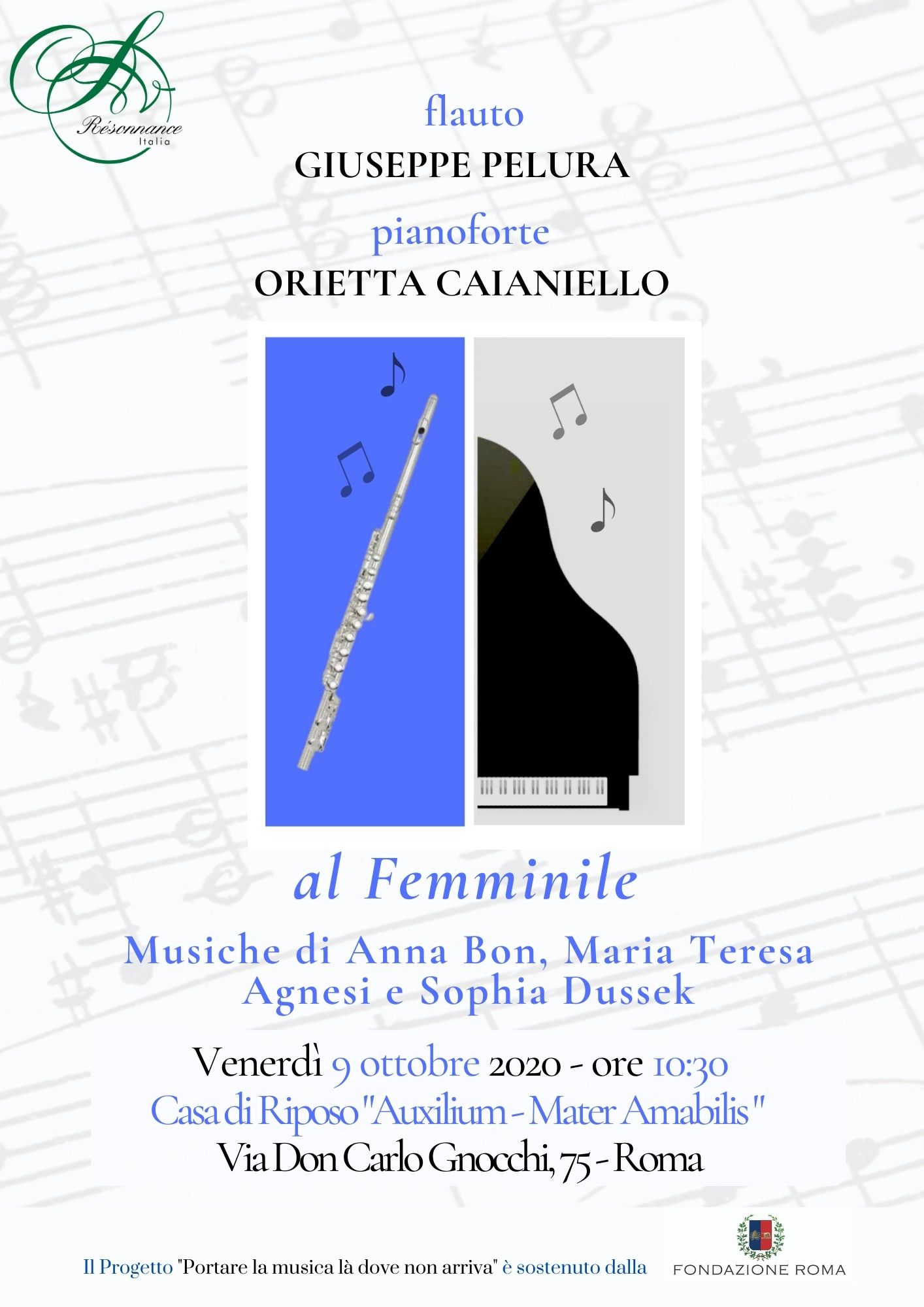 "al Femminile". Concerto di Orietta Caianiello e Giuseppe Pelura