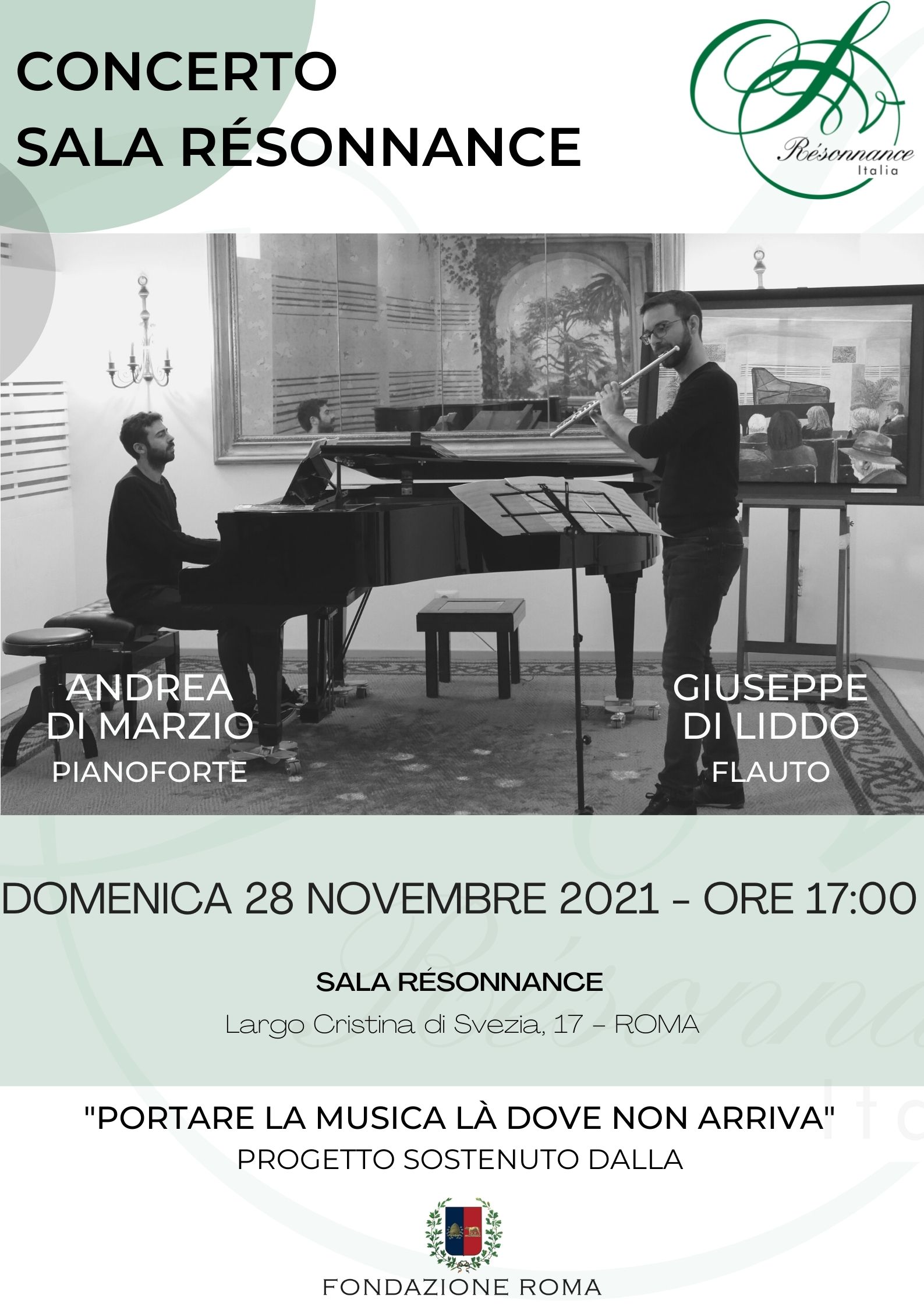 Concerto di Giuseppe Di Liddo (flauto) e Andrea Di Marzio (pianoforte)