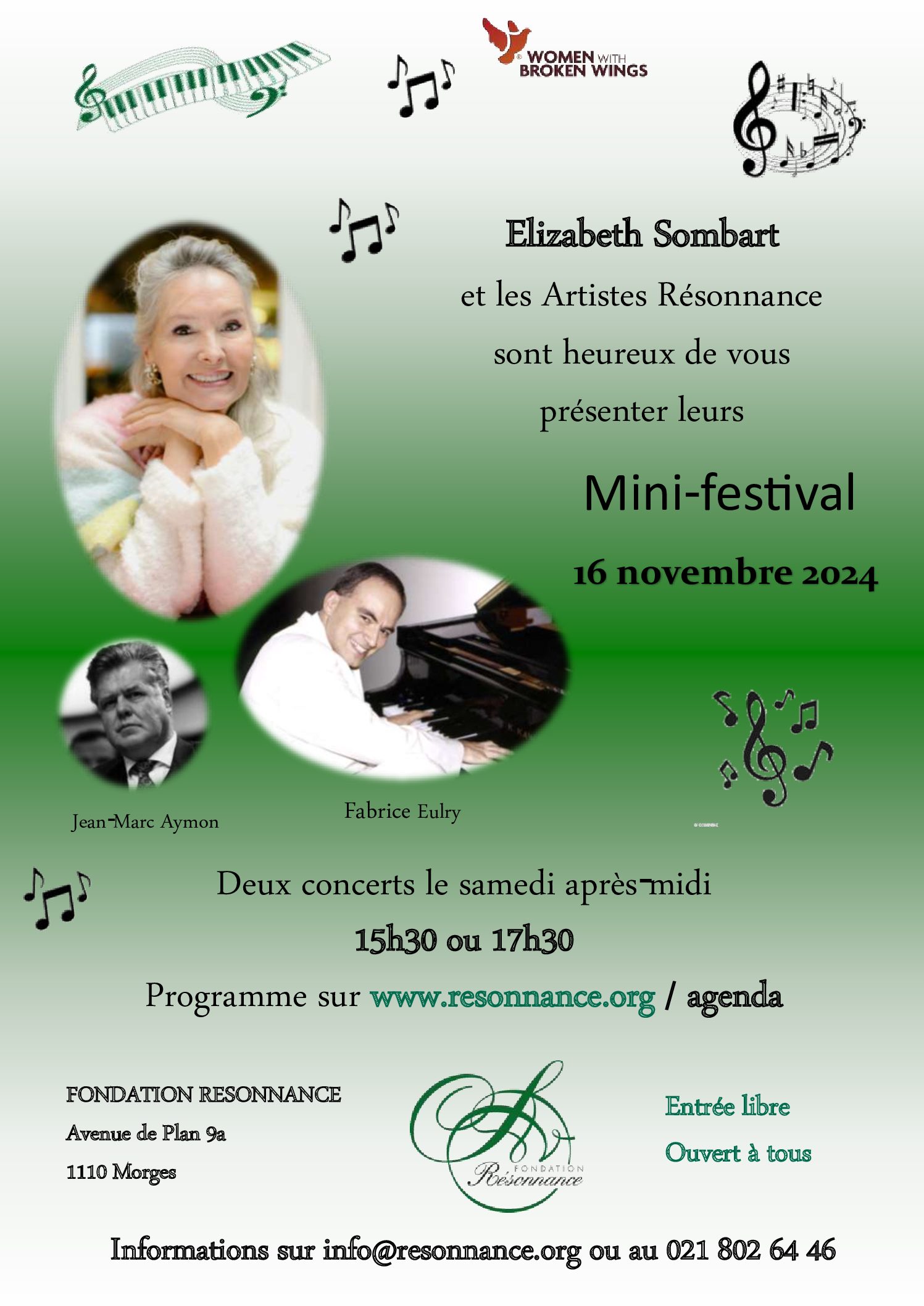 Mini-festival Résonnance avec Elizabeth Sombart et Fabrice Eulry