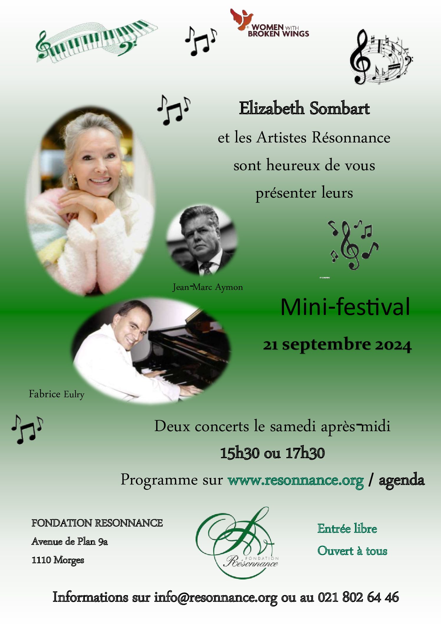 Mini-festival Résonnance avec Elizabeth Sombart et Fabrice Eulry