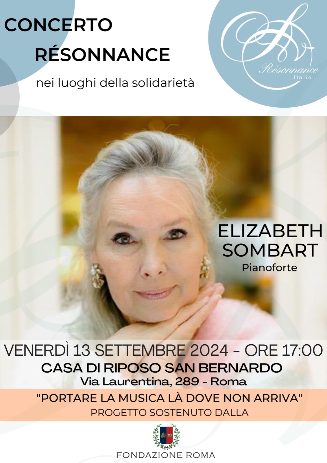 Concerto di Elzabeth Sombart, pianoforte