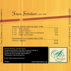 Franz Schubert - Sonate et Klavierstück